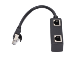 Adaptador Rj45 LAXISCREED 1 Macho 2 Fêmeas