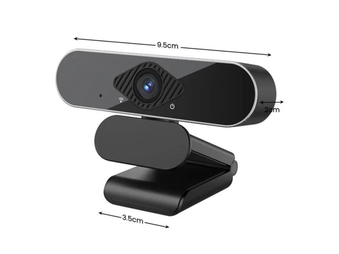 Webcam - Hd 1080p - Microfone Com Cancelamento De Ruído - Luz De Preenchimento - Ângulo Ajustável