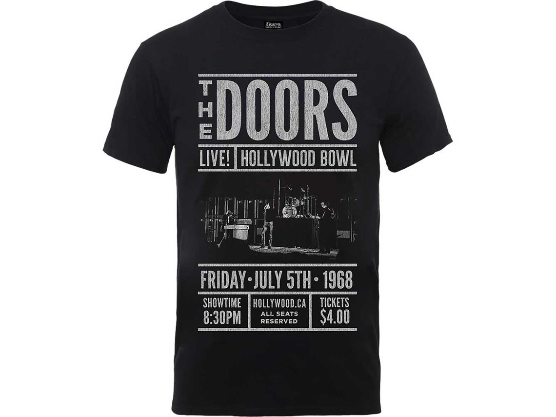 T-Shirt ROCK OFF The Doors - Advance Final Preto (Tamanho: XL)