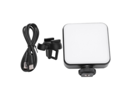 Rgb Video Light Portable Led Camera 360° Full Color 2500‑9000k Photography Light 2000mah Rechargeable With 3 Cold Shoe LAXISCREED