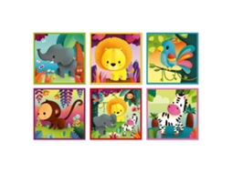 Janod Kubkid 9 Blocks Jungle Animals