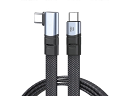 Lurelia Cabo Usb-c Bilateral, 240 W, 40 Gbps, Pd240w, Carregamento Rápido, Tablets