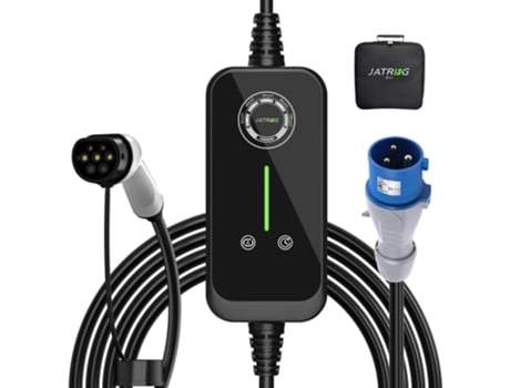 P1 72 15m Carregador Rápido Portátil Monofásico De 7,2 Kw A 1,5 Kw Para Veículos Elétricos Tipo 2 Com Corrente Comutável De 32a A 8a Jatrhg