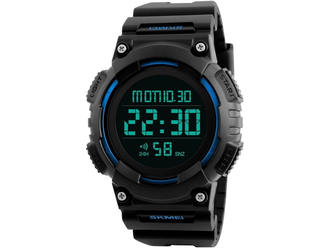 Relógio de Pulso Desportivo Multifuncional Militar Digital À Prova de Água para Homem 50M
