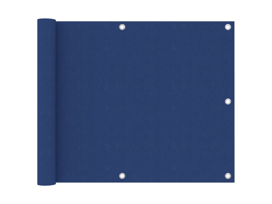 Vidaxl Tela De Varanda 75x300 Cm Tecido Oxford Azul