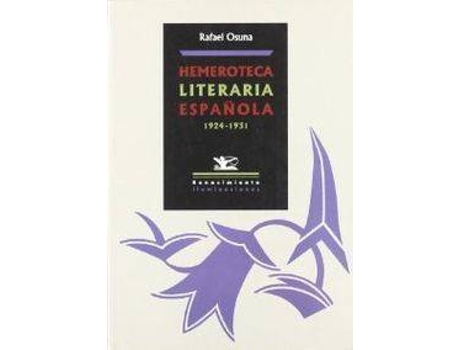 Livro Hemeroteca Literaria Española de Rafael Osuma