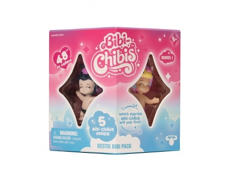Embalagem Com 5 Figuras Bibi Chibis