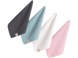Conjunto De 4 Toalhas Faciais Secagem Rápida, Quadradas Microfibra Para Saliva, Mão Portáteis, Rápida Banho E Cuidados Vayotoy