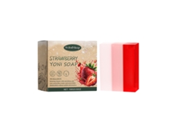 Sabonete Natural com Cheiro de Morango, Limpeza e Hidratação para a Pele de Mulheres LAXISCREED