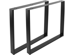Conjunto de 2 Pernas de Mesa PRIMEMATIK.COM IP01100 (80x8x73cm)