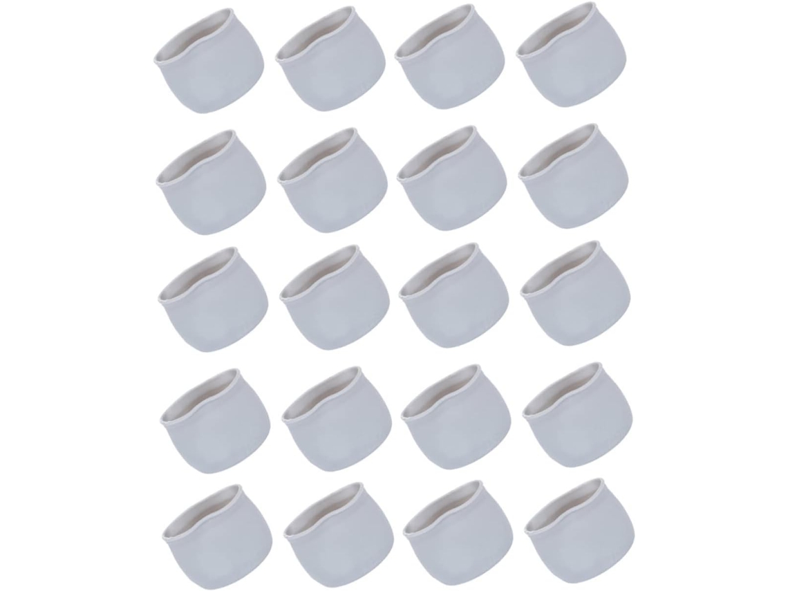 Conjunto De 50 Protetores Universais Silicone Para Pés Cadeiras, Almofadas Antiderrapantes Para Piso, Capas Protetoras