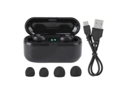 Aetheria fone de Ouvido True Wireless Bluetooth 5.1 com Tela Led Digital e Bateria de Longa Duração