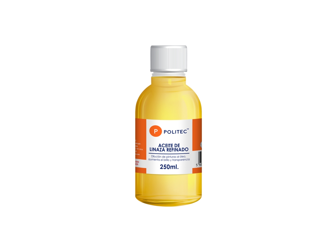 Óleo De Linhaça Refinado Fine Art Politec 250 Ml