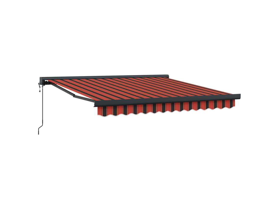 Toldo Retrátil Vermelho e Preto 350 X 250 X 165 Cm MAISON EXCLUSIVE