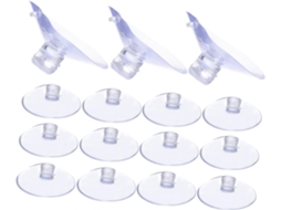 Luxshiny 100-ventosas De Pvc Para Vidro, 30mm 1, 2-polegadas, Reutilizáveis, Fixação Firme, Para Portas De Vidro E Pias