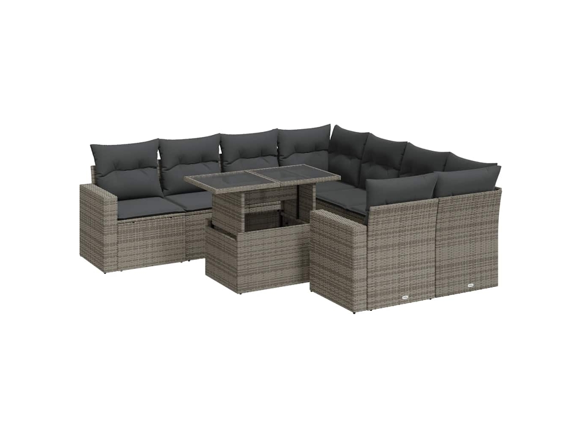 Garden Sofa Set, Garden Sofa Sets Vidaxl Cinzeto Rattan / Vime (n/a)