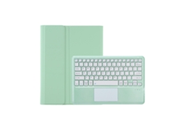 Capa de Teclado Bluetooth Xiaomi Poco Pad 12.1 em Pele com Teclado Sensível ao Toque, verde Claro XIAOMOYU