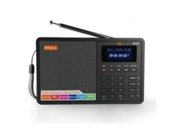 Lurelia Rádio Digital Com Bluetooth, Dab/dab+, Fm/am, Usb, Cartão Tf, Preto