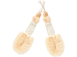 Lurelia Escova Corporal De Sisal De Cuidado Corporal, Fibra De Sisal, Pega Ergonómica E Escovagem A Seco, Uso Diário Prático