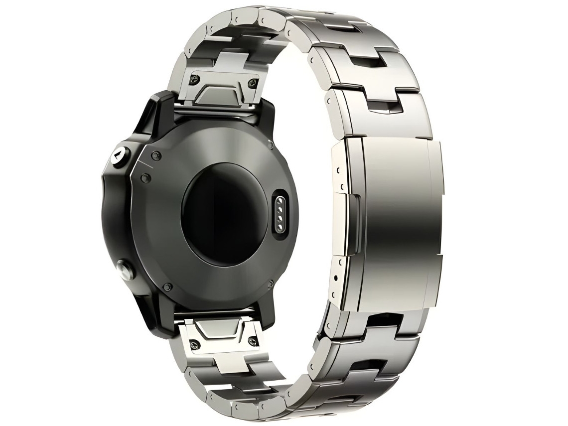 Pulseira ORYSIN em Light Titânio League para Garmin Instinct 2x