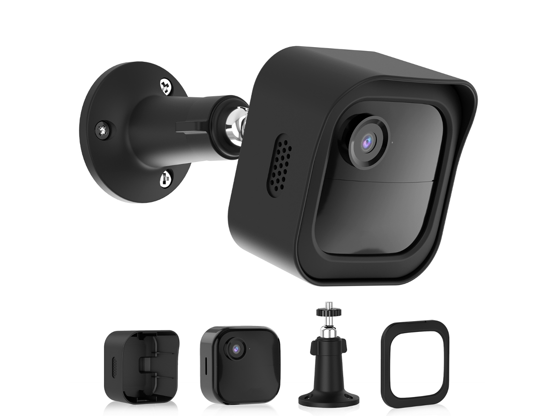 Suporte De Parede Para Câmera Com Capa Protetora Contra Intempéries, Ajustável Em 360 Graus, Adequado Para Uso Externo, 3 Blink 4