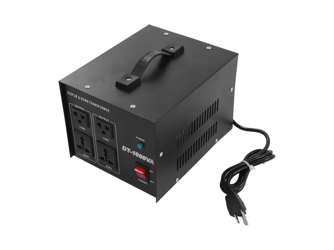 Transformador Laxiscreed De 1000w Com Regulação De Voltagem, Funções Step-up E Step-down