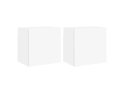 Tv Wall Cabinet, Tv Wall Cabinets Vidaxl Branco Madeira Processada (n/a)