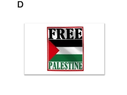 Stickers De Bandeira Da Palestina Vinilo Auto Moto Capacete Autoadesivo 8 Cm 1/5 Peças D