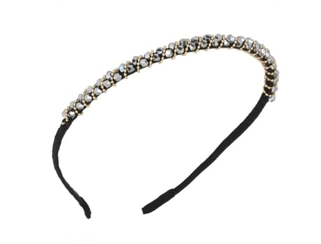 Sofisticado Cinza Cristal Hairband Ecarla