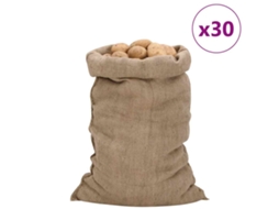 Vidaxl Sacos De Juta 30 Pcs 60x105 Cm 100% Juta 340 Gsm