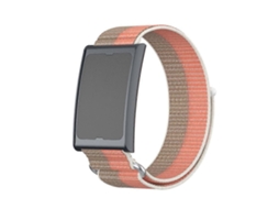 Pulseira De Relógio Com Fecho De Velcro Em Nylon, Duas Seções E Anel De Metal Para Amazfit Helio.