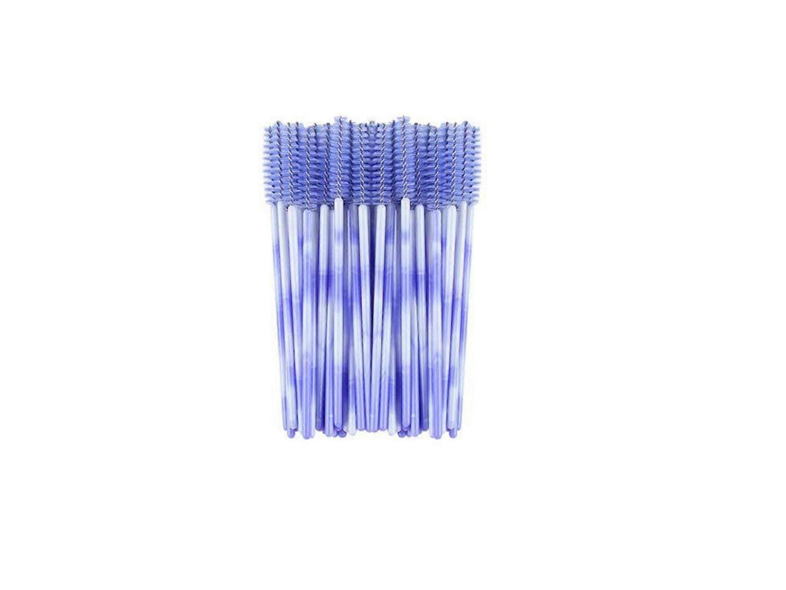 Escova De Cílios Descartável Bicolor, Pente Para Cílios E Modelador De Cílios Hengjian