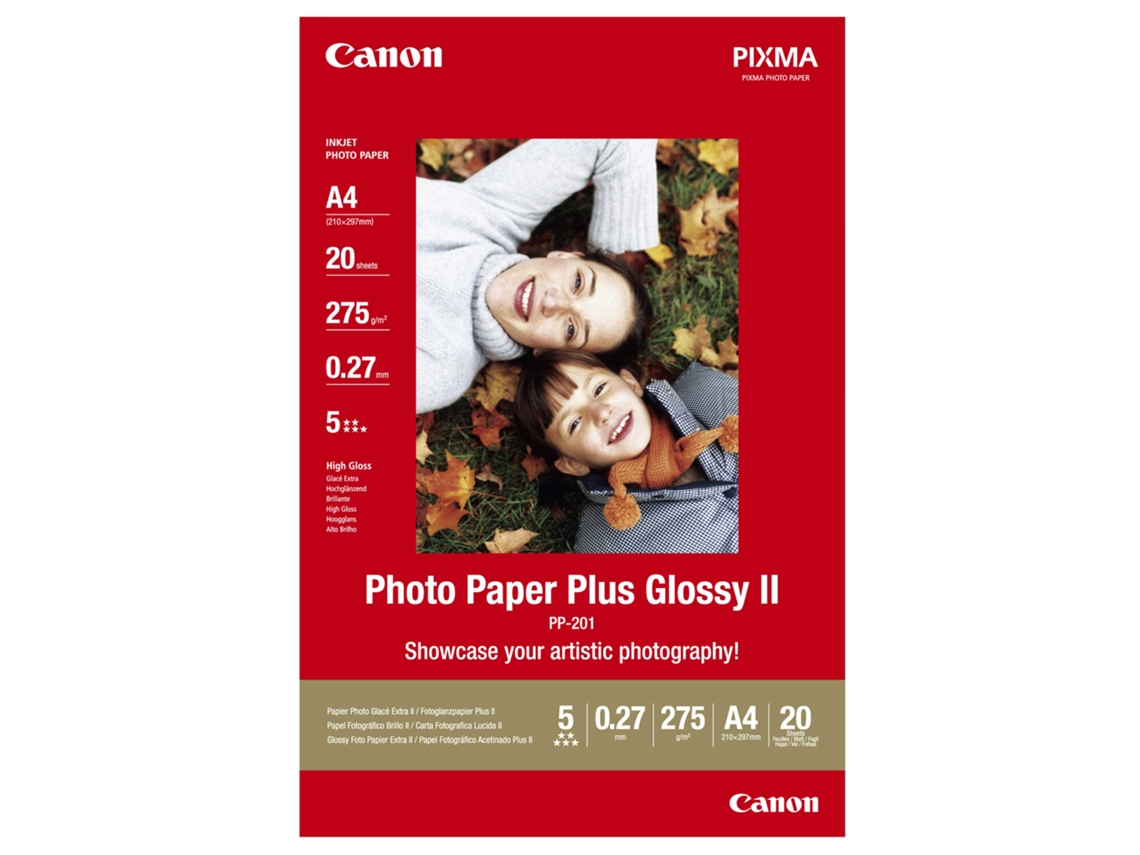 Papel Fotográfico CANON PLUS PP-201 A4