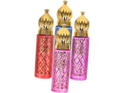 Conjunto De 4 Frascos De Vidro Recarregáveis Para Perfumes E Óleos Essenciais, Recipientes À Prova De Vazamentos.