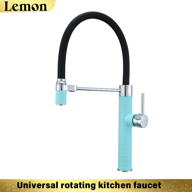 (azul G1/2) Torneira Purificadora De Água Para Cozinha Com Duas Saídas Para Mistura De Água Potável Pura