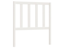 Cabeceira 81x4x100 Cm Pinho Maciço Branco MAISON EXCLUSIVE