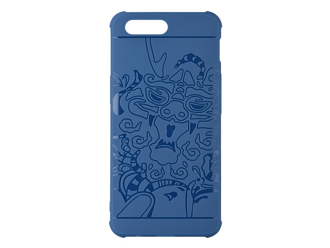 Capa LAXISCREED Oneplus 5 Dragão Tpu Anti impacto Azul