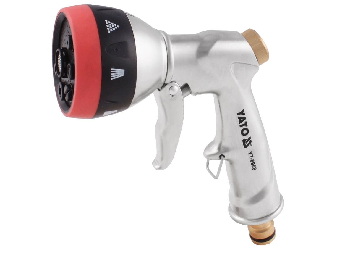 Pistola De Irrigação Metálica De Sete Funções Yt 8968 Zeuxo