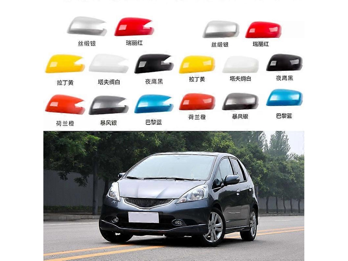 Capa De Retrovisor E Refletor S1 Concept Para Fit Honda 2ª Geração 08 13