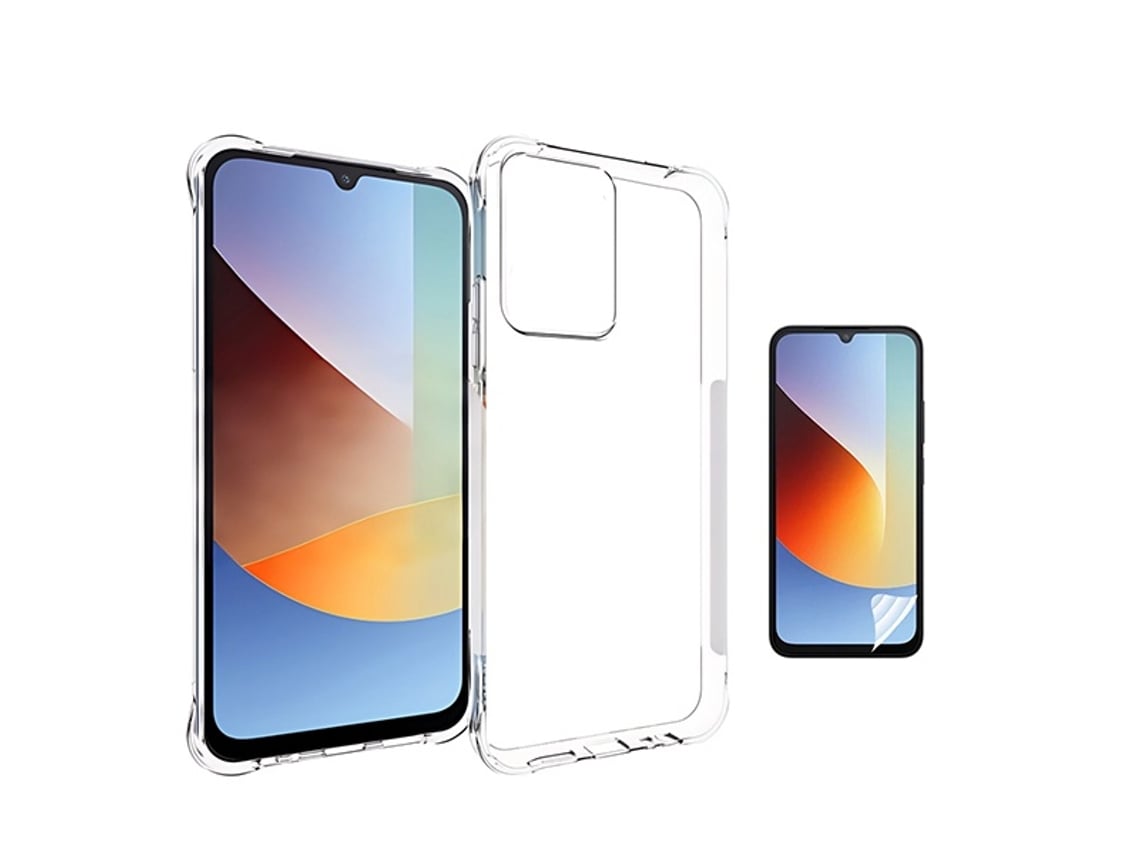 Kit Capa Superprotect Anti-shock Pelicula Hydrogel Frente Phonecare Para Xiaomi Redmi 15a 5g - Transparente