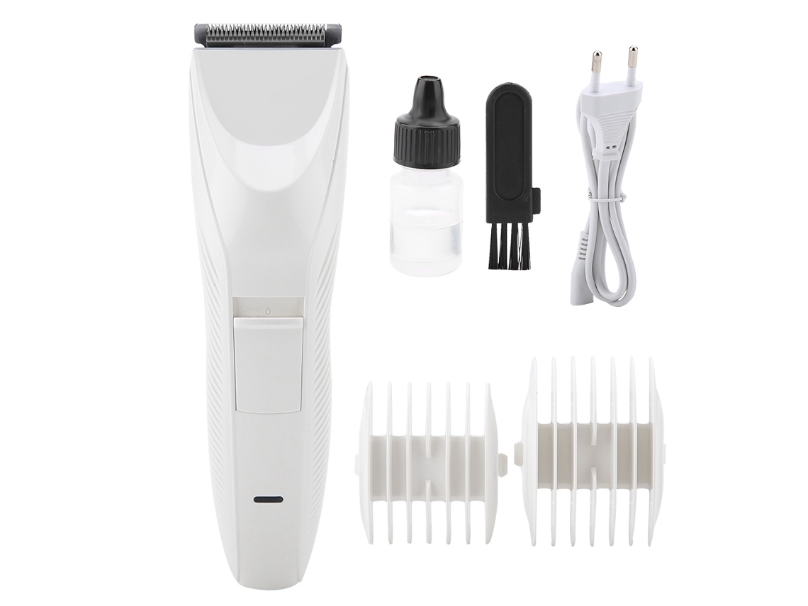 2026 cortadora de Pelo Eléctrica Blanca Simple Ultra Silenciosa Set de Corte para Adultos Y Niños