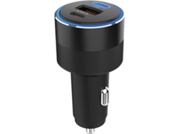 Carregador de Dispositivos Móveis SANDBERG Car Charger 3in1 (130W - USB-C - Preto)