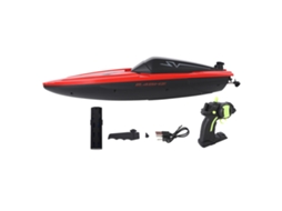Mali barco de Controle Remoto Elétrico de Corrida Rc com Motor Duplo, Bateria 1200mah e Indução À Água, 2.4g, 80m
