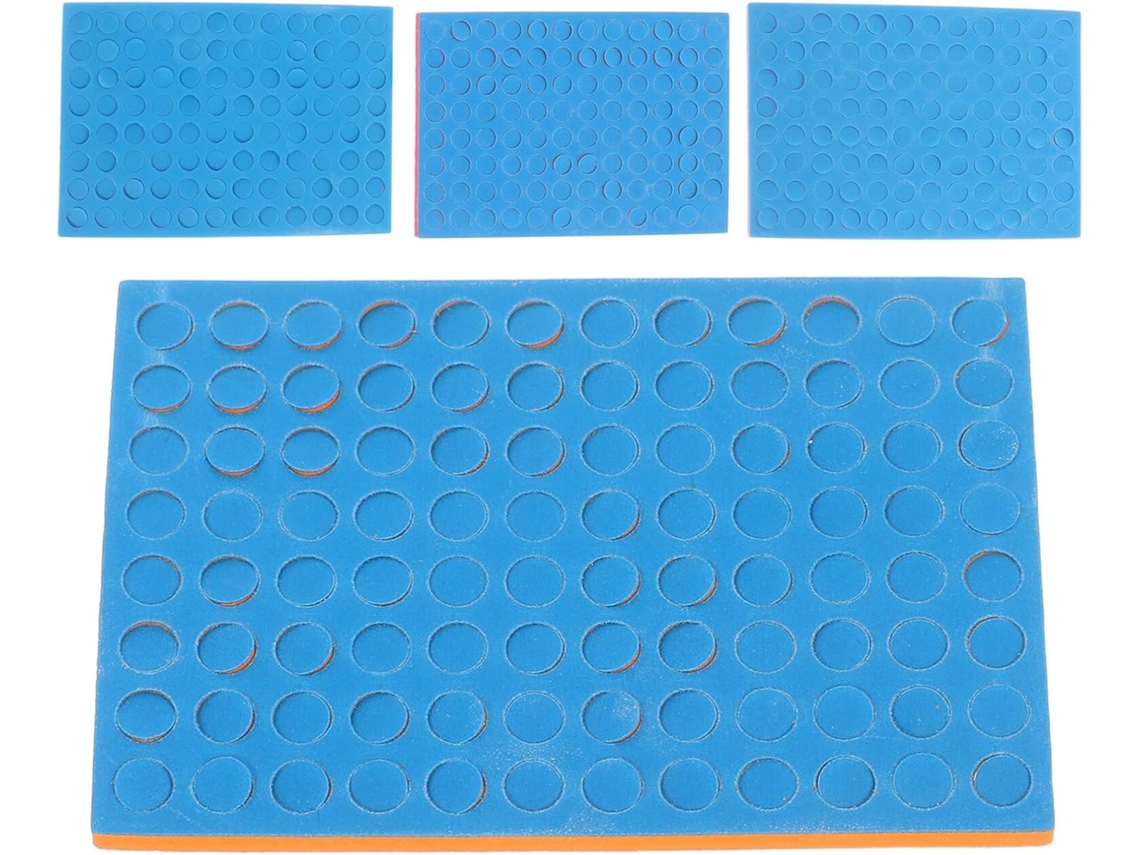 Conjunto De Discos De Lixa Autoadesivos, Esponja Flexível Para Modelismo