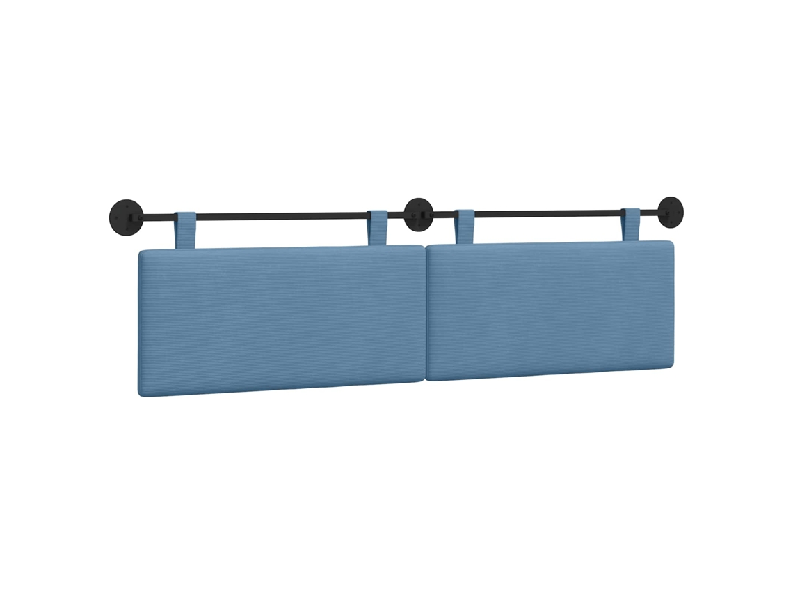 Conjunto 1 Cabeceira Suspensa Vidaxl Azul Cordão (190 X 55 X 5 Cm)
