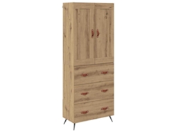 Conjunto 1 Buffet Moderno Vidaxl Castanho Derivados De Madeira (69,5 X 34 X 180 Cm)