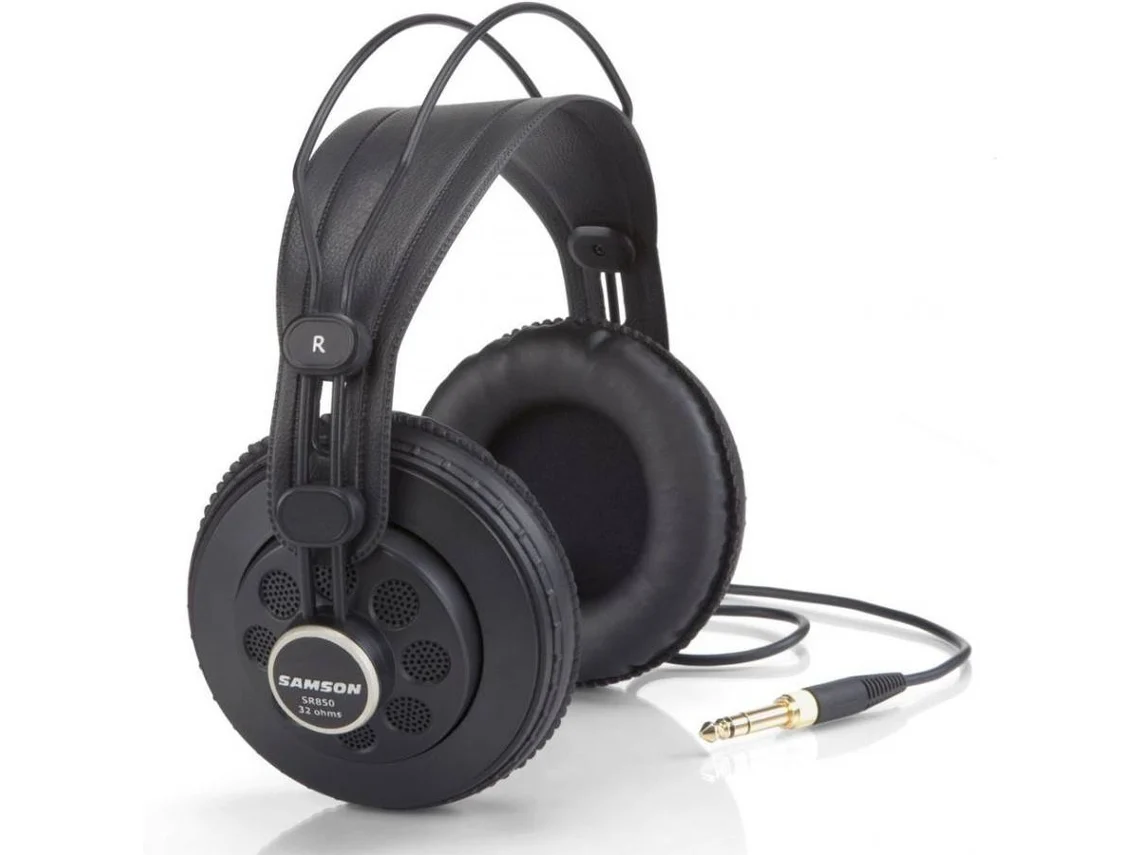 Auscultadores de Estúdio SAMSON SR850 (Conetividade: Cabo - Frequência: 10Hz-30 kHz)