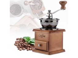 Moedor De Café Manual Marrom, Com Moagem Ajustável Para Espresso, Prensa Francesa E Café Coado, Ideal Para Casa, Escritório E Viagens