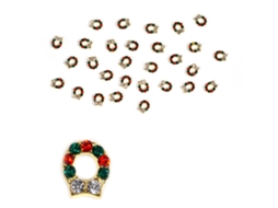 Brocas de strass para unhas, adesivos decorativos 3D, manicure faça você mesmo, 14 unidades.
