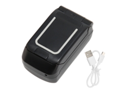 2026 telefone Flip Pequeno com Tela Oled 0.66 Polegadas 300mah Bateria Bluetooth para Idosos Preto